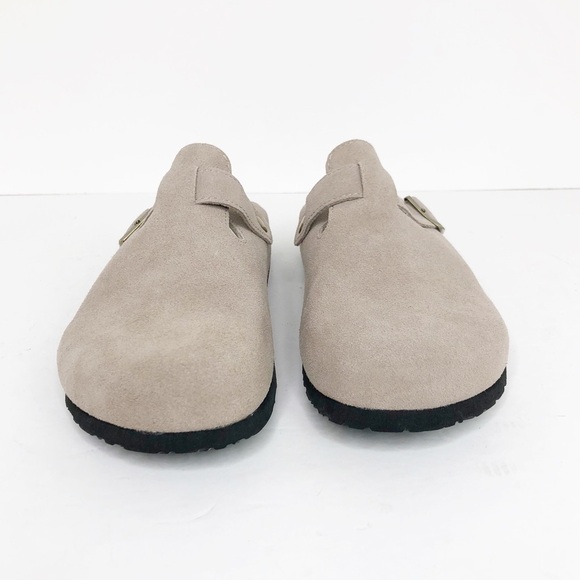 Guoluofei tan Suede mules - Picture 4 of 11